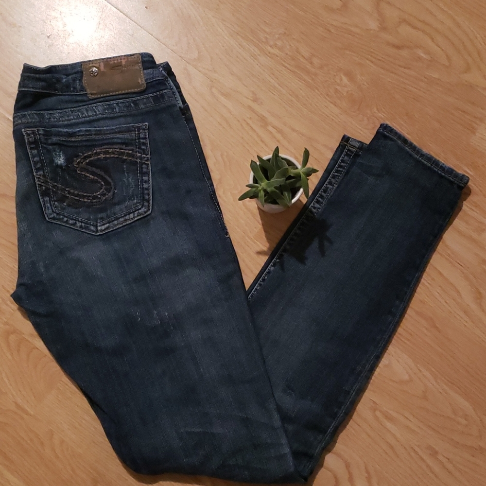 Silver jeans